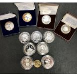 Denmark, Silver Proof Coins and Silver Commemorative Coins. 155g .999 silver & 120g .9 silver.
