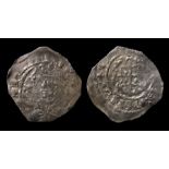 Henry I Quadrilateral on Cross Fleury Type Silver Penny Obverse: Crowned bust with sceptre three-