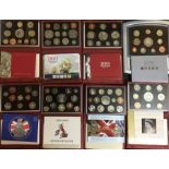 Royal Mint Year Sets in Original Cases includes years- 2007, 2006, 2005, 2004, 2003, 2002, 2001