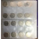 Two albums of UK Commemorative & issued Coins, approximately 361 x 50p coins, 13 x £5 coins,