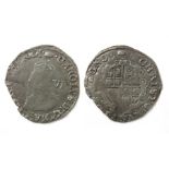 Charles I, Sixpence 1636-8, Tower Mint, mm Tun, Group D fourth bust type 3. From the ‘Winchester