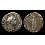 Otho Silver Denarius Obverse: Bare head right, IMP M OTHO CAESAR AVG TR P. Reverse: SECVRITAS P R,