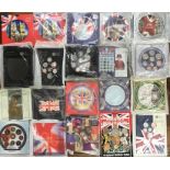 Royal Mint Proof flat packs and Proof sets, includes 2012, 2008 x 3, 2007 ( includes gloss finish