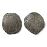 Charles I, Halfcrown 1643-4, Tower Mint under Parliament, mm (P).  From the ‘Winchester Civil War