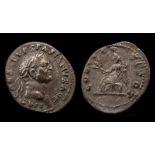 Vespasian Silver Denarius Obverse: Laureate bust right, IMP CAESAR VESPASIANVS AVG. Reverse: COS