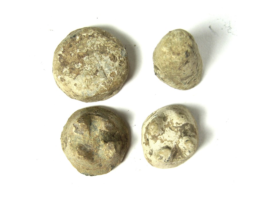 Collection of Viking Lead Gaming pieces, Circa 8th-11th Century. A collection of four Viking cast - Image 2 of 2