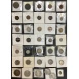 USA Coin collection, includes one Cents 1837 (holed), 1838, 1864 (holed), 1865, 1884, 1889, 1893,