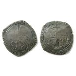 Charles I, Halfcrown 1643-4, Tower Mint under Parliament, mm (P).  From the ‘Winchester Civil War