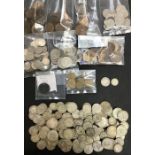 UK Coin Collection with Pre 47 Silver (648g) and other coins.