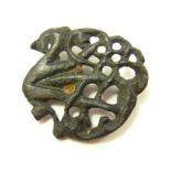 Extremely Rare Viking Open-Work Urnes Style Brooch A rarely seen piece of Viking art, Circa 10th-