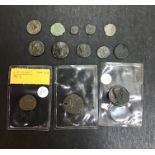 Roman Coins, includes Licinius The first, Urbs Roma, Constantine, with others (13)