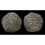 Stephen Silver Penny, Hastings Obverse: Crowned bust right with sceptre, +STIEF [--------]. Reverse:
