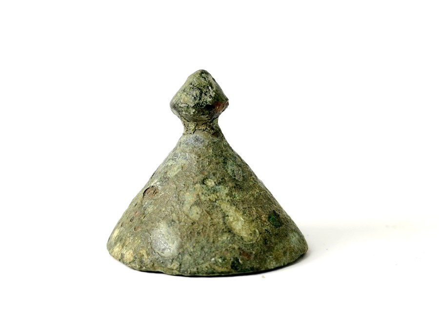 Anglo-Saxon Conical Bronze Bullion Weight Bronze weight, Circa 9th-10th century?. A solid bronze