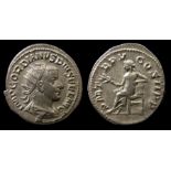 Gordian III Silver Antoninianus Obverse: IMP GORDIANVS PIVS FEL AVG, radiate bust right. Reverse: