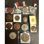 Medallic collection, includes Astbury & Lawton ‘Male Friendly Institution’ 1830, Bee-keepers