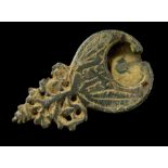 Medieval Strap-End A copper-alloy medieval two piece strap end dating to circa AD 1400-1500. The