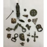 A large group of early metal detector finds including Viking, Saxon and Medieval finds. Formulated