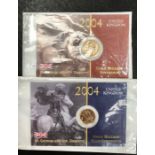 Royal Mint 2004 Gold Bullion Full and Half Sovereign, in Original packaging.