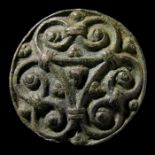 11th Century Viking Bronze Disc Brooch An excellent example of a late 11th century Viking brooch.