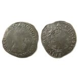 Charles I, Shilling 1634-5, Tower Mint, mm Bell.  From the ‘Winchester Civil War Hoard’, in 1917 the