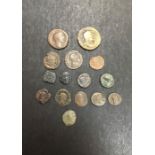 Collection of 15 Roman and Ancient Coins.