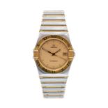 Omega - a gentleman's Omega Constellation perpetual calendar gents wristwatch,18ct gold and