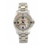 Breitling - a ladies Breitling colt 36 Chronometre, mother of pearl dial, approx. 27mm, number and