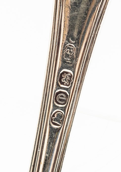 Paul Storr - a George IV silver King's Husk pattern sauce ladle, London 1820; together with a - Image 2 of 2