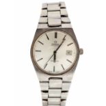 Omega - a gentleman's Omega Automatic stainless steel wristwatch, circa 1960s, silvered round