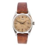 Rolex - a gentleman's 1950's Rolex Oyster Precision wristwatch, circular champagne dial, approx