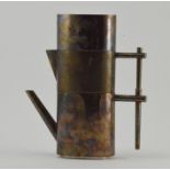 Vavassori for Fratelli Coppini, a 20th Century .925 silver three piece modular stacking coffee