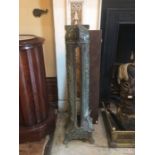 An Art Nouveau tall floor standing radiator, circa 1910