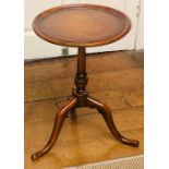 A 19th Century mahogany wine table; another similar (2)