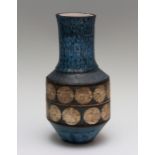 A Troika Baluster vase, the frieze with a continuous design of circles, maker's mark of Marilyn