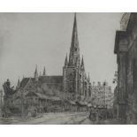 Birmingham Artists. Etchings. Collection comprising: ten signed etchings by Joseph F. Pimm, each one