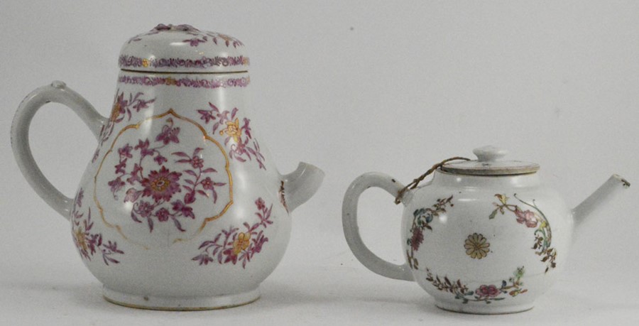 A group of Chinese export hand-painted and enamelled wares, circa 1750-1900. Comprising large - Image 3 of 16