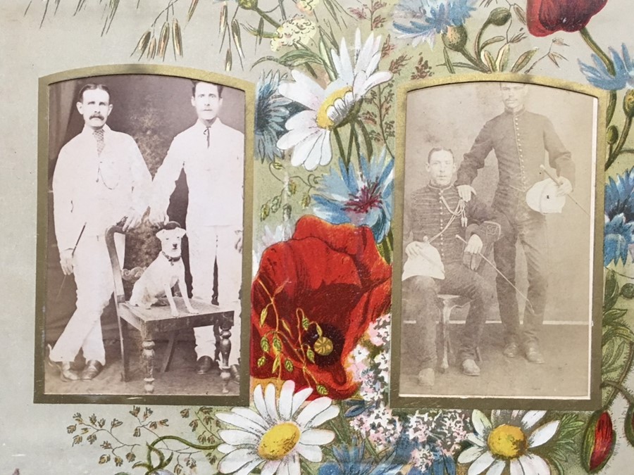 Victorian carte-de-visite/cabinet card album featuring numerous photographic portraits - 62 - Image 5 of 12