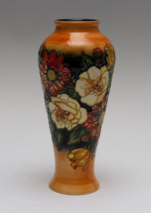 A Moorcroft Collector's Club Victoriana baluster vase, signed Emma Bossons, dated 1997, height 21cm - Image 2 of 3
