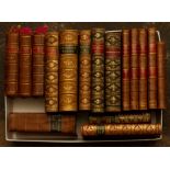 Bindings. Collection of leather-bound books, 18th & 19th century, mostly full calf, some half-calf