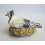 A Staffordshire Dove Tureen and Cover  Date: circa 1815 Size: 17cm diameter, 12.5cm high Condition