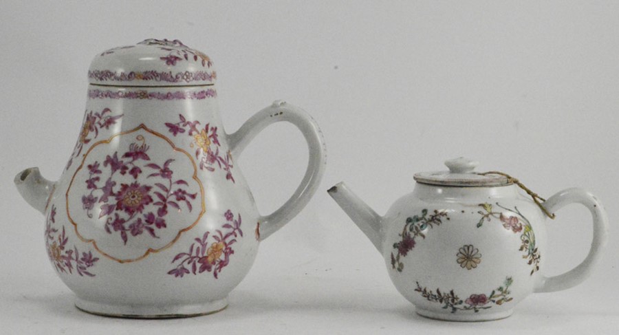 A group of Chinese export hand-painted and enamelled wares, circa 1750-1900. Comprising large - Image 2 of 16