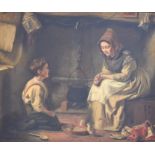 John William Haynes (British, act.1852-1882), Homely Joy, signed and dated 1879 l.l., titled
