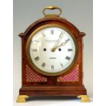 Wales & McCulloch, London, a mid 19th Century mahogany bracket clock, circa 1845. the arched case