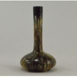 A Bretby art pottery drip glaze bottle vase, No. 140 C. 19 cm tall. (1) Condition: In good overall