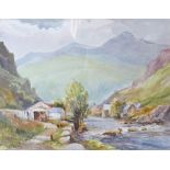 Harold Gresley (British, 1892-1967), The Glaslyn, Beddgelert, North Wales, signed l.l., titled