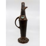 A Bretby art pottery bronzed ewer, No. 1592. 42 cm tall. Condition: In good overall condition bar