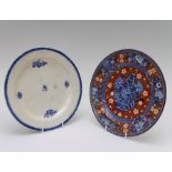 Two early nineteenth century blue and white transfer Spode plates, circa 1815-25. To include a Spode