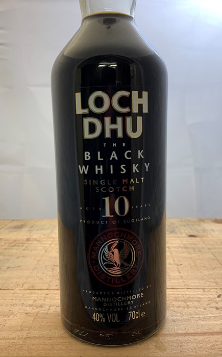 A bottle of 10 year old Limited Edition "The Black Whisky" Loch Dhu Whisky.  Region: Speyside - Image 2 of 2