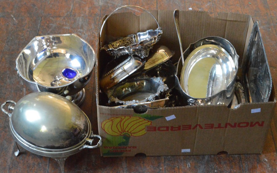 A collection of assorted Old Sheffield plate and later silver plated ware, including