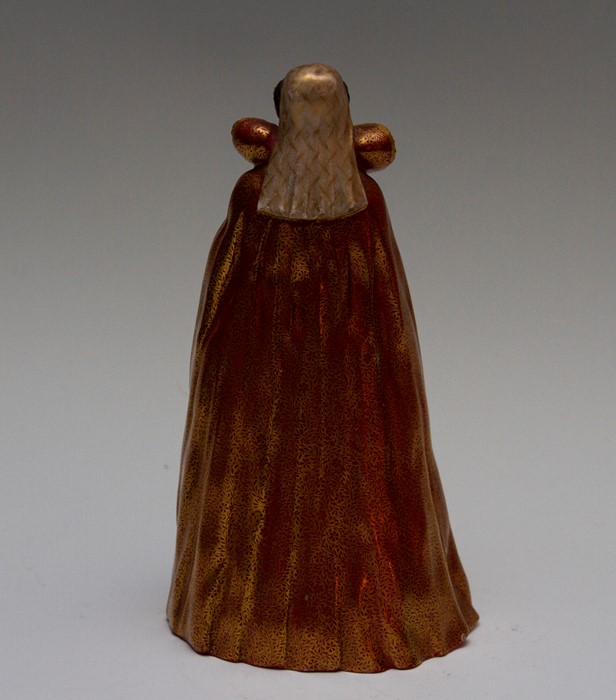 A Royal Worcester figurine of Mary Queen of Scots, after Janet Scott, No.2634. Date mark for 1916. - Image 3 of 4